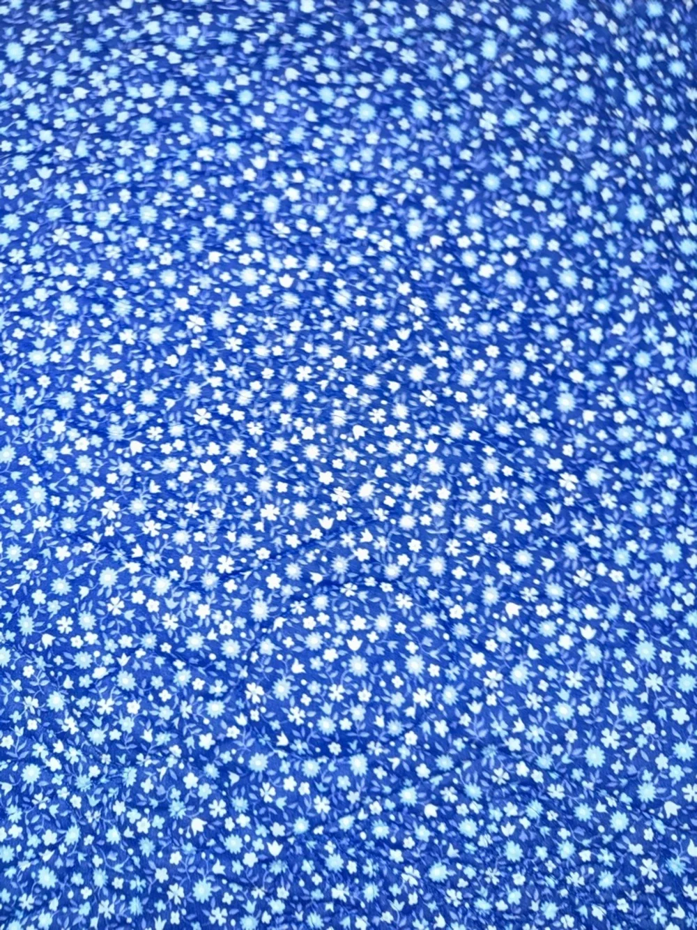 Floral Patchwork Quilt - Pink, Light Blue & Black